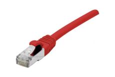 Cat6 RJ45 Patch cable F/UTP LSZH SNG red - 0,15 m