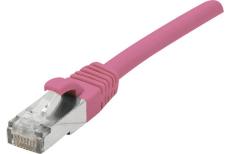 Cat6A RJ45 Patch cable F/UTP LSZH snagless pink - 3 m