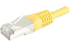 DEXLAN Cat6A RJ45 Patch cable S/FTP yellow - 20 m