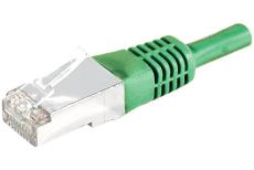 DEXLAN Cat6A RJ45 Patch cable S/FTP green - 15 m