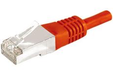 DEXLAN Cat6A RJ45 Patch cable F/UTP red - 3 m