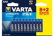 VARTA Alkaline battery LR03 AAA 8 + 2 free