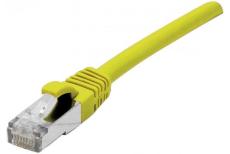 Cat5e RJ45 Patch cable F/UTP snagless yellow - 1 m
