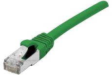 Cat6A RJ45 Patch cable F/UTP LSZH snagless green - 0,5 m