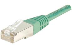 Cat6 RJ45 Patch cable F/UTP green - 0,3 m