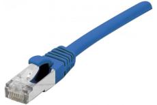DEXLAN Cordon RJ45 sur câble catégorie 7 S/FTP LSOH snagless bleu - 1 m