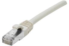 Cat6A RJ45 Patch cable S/FTP TPE ecofriendly snagless grey GRS certified - 5m
