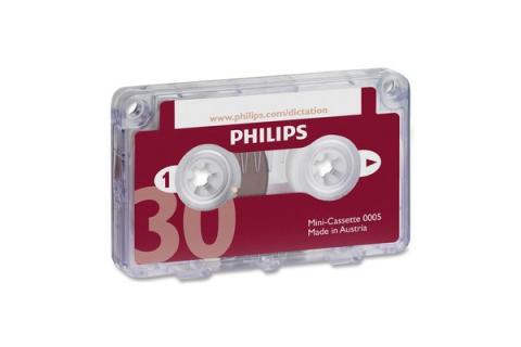 PHILIPS PocketMemo LFH0005 : Mini-cassette, 2x15mn d enregistrement, 10 pièces